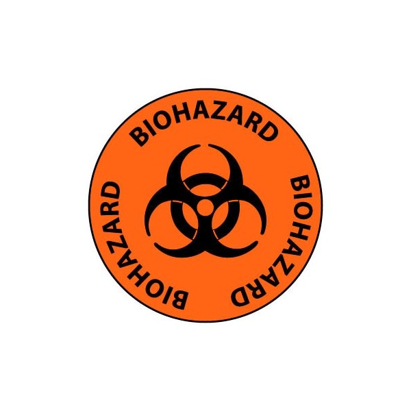 Walk On Floor Sign - Biohazard